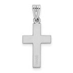 FJC Finejewelers 14 kt White Gold Cross Charm 26 mm x 12 mm