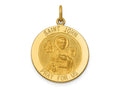 FJC Finejewelers 14 kt Yellow Gold Saint John Medal Charm 26 x 19 mm