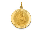 FJC Finejewelers 14 kt Yellow Gold Saint John Medal Charm 26 x 19 mm