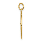 FJC Finejewelers 14 kt Yellow Gold Saint John Baptist Medal Charm 25 x 19 mm