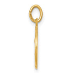 FJC Finejewelers 14 kt Yellow Gold Saint Matthew Medal Charm 19 x 12 mm