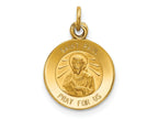 FJC Finejewelers 14 kt Yellow Gold Saint Paul Medal Charm 19 x 12 mm