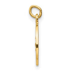 FJC Finejewelers 14 kt Yellow Gold Saint Roch Medal Charm 19 x 12 mm
