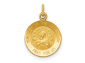 FJC Finejewelers 14 kt Yellow Gold Our Lady Of The Assumption Medal Charm 17 x 12 mm
