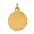 FJC Finejewelers 14 kt Yellow Gold Infant of Prague Medal Charm 16 x 12 mm