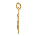 FJC Finejewelers 14 kt Yellow Gold Our Lady of Mt. Carmel Medal Charm 24 x 19 mm
