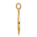 FJC Finejewelers 14 kt Yellow Gold Matka Boska Medal Charm 25 x 19 mm