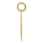 FJC Finejewelers 14 kt Yellow Gold Saint Jude Thaddeus Charm 25 x 19 mm
