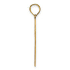 FJC Finejewelers 14 kt Yellow Gold Laser Designed Cross 33 x 17 mm