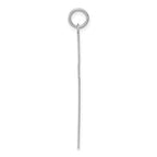 FJC Finejewelers 14 kt White Gold Laser Designed Cross Charm 40 mm x 22 mm