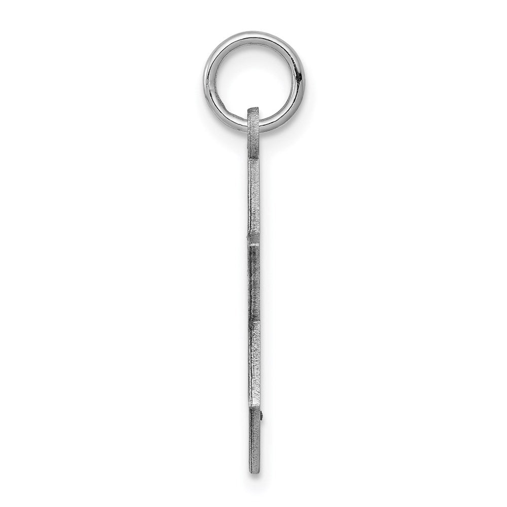 FJC Finejewelers 14 kt White Gold Laser Designed Star of David Charm 26 mm x 17 mm