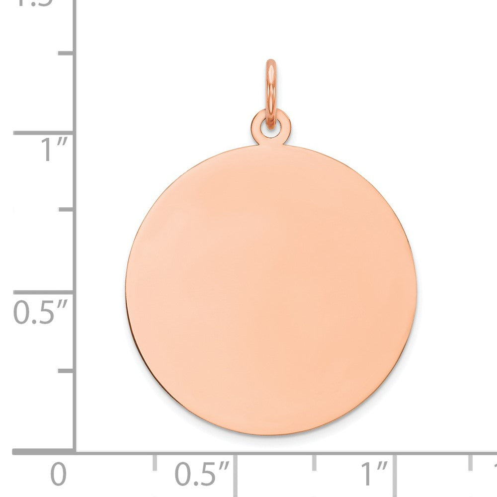 FJC Finejewelers 14 kt Rose Gold Round Disc Charm