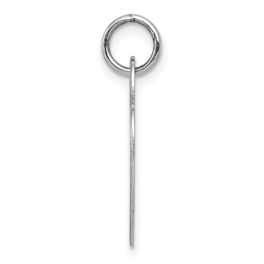 FJC Finejewelers 14 kt White Gold Personalized Medium Engravable Heart 22 x 15 mm