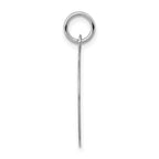 FJC Finejewelers 14 kt White Gold Bright Cut Etched .018 Gauge Engraveable Round Disc Charm 27 mm x 19 mm