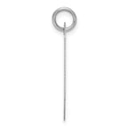 FJC Finejewelers 14 kt White Gold Plain .018 Gauge Engraveable Dog Tag Disc Charm 26 mm x 14 mm