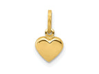 FJC Finejewelers 14 kt Yellow Gold Polished 3-D Puffed Heart Charm 11 x 6 mm