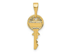FJC Finejewelers 14 kt Yellow Gold Polished Key Charm