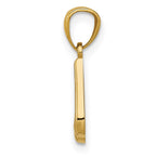 FJC Finejewelers 14 kt Yellow Gold Polished Music Note Charm 7 mm