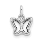 FJC Finejewelers 14 kt White Gold Cut-out Butterfly Charm