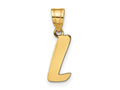 FJC Finejewelers 14 kt Yellow Gold Polished Script Letter L Initial Charm