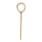 FJC Finejewelers 14 kt Yellow Gold Polished Letter F Initial Charm