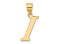 FJC Finejewelers 14 kt Yellow Gold Polished Letter I Initial Charm