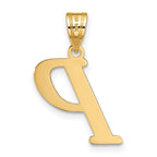 FJC Finejewelers 14 kt Yellow Gold Polished Letter P Initial Charm