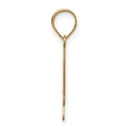 FJC Finejewelers 14 kt Yellow Gold Polished Bubble Letter H Initial Charm