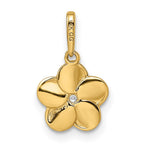 FJC Finejewelers 14 kt Yellow Gold Flower Charm 9 mm