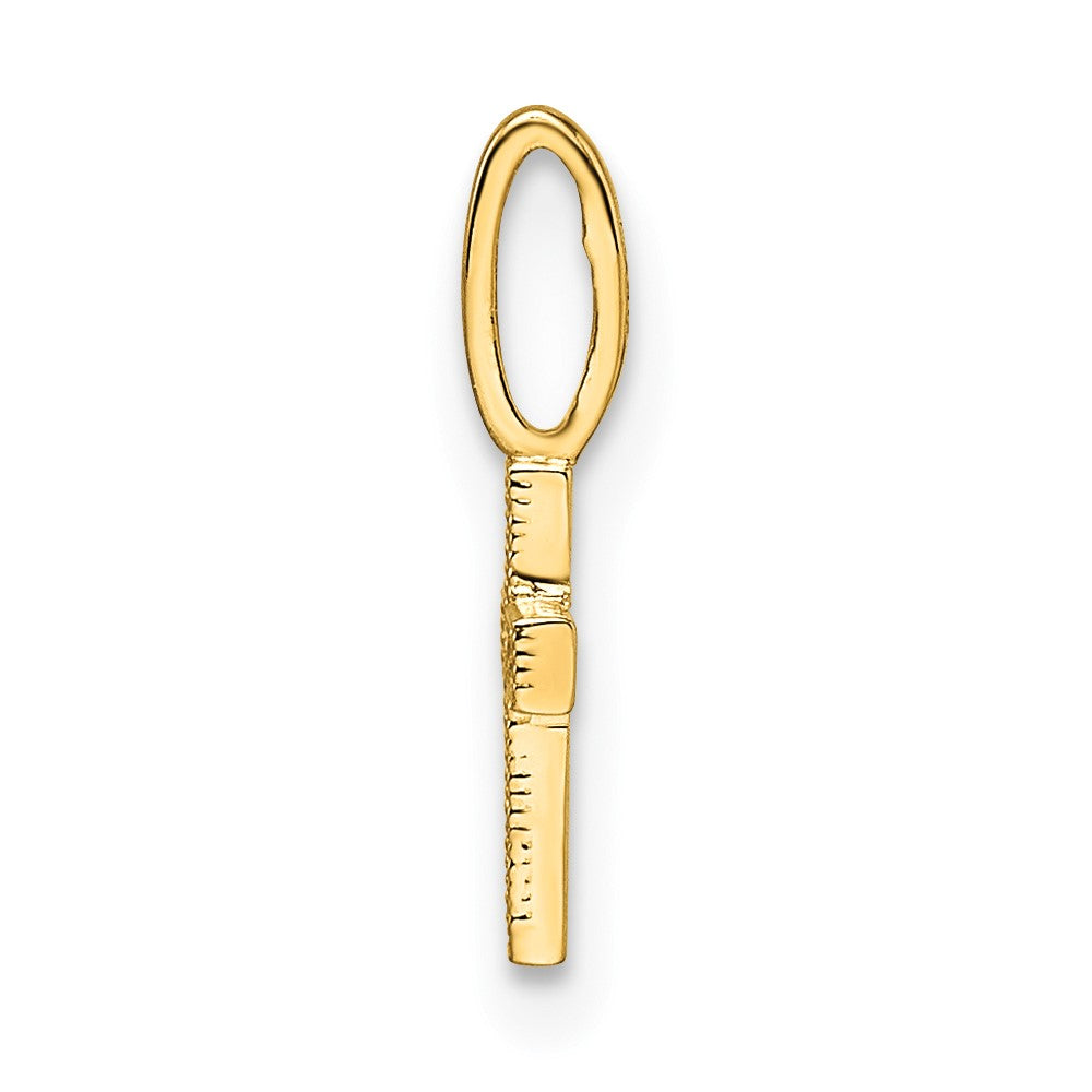 FJC Finejewelers 14 kt Yellow Gold CZ Cross Charm 6 mm