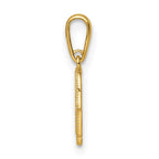 FJC Finejewelers 14 kt Yellow Gold Hamsa Charm 7 mm