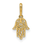 FJC Finejewelers 14 kt Yellow Gold Hamsa Charm 7 mm