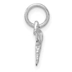 FJC Finejewelers 14 kt White Gold Horse Charm 13 mm x 13 mm