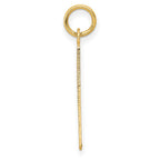 FJC Finejewelers 14 kt Yellow Gold Monday the First Day Calendar Charm 26 x 22 mm