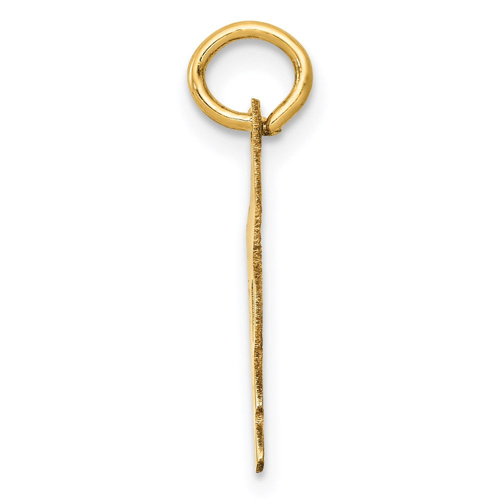 FJC Finejewelers 14 kt Yellow Gold Pistol Charm 22 x 9 mm