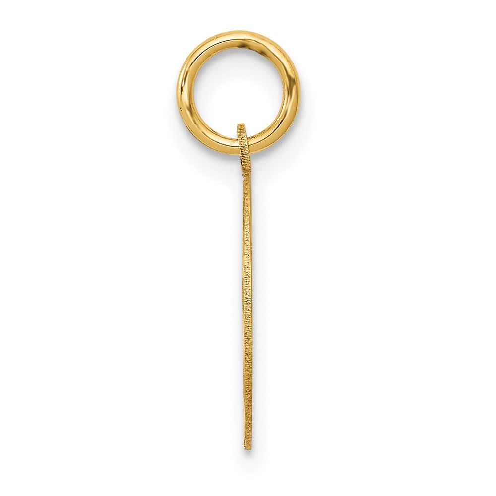 FJC Finejewelers 14 kt Yellow Gold Small EMT Medical Charm 18 x 12 mm