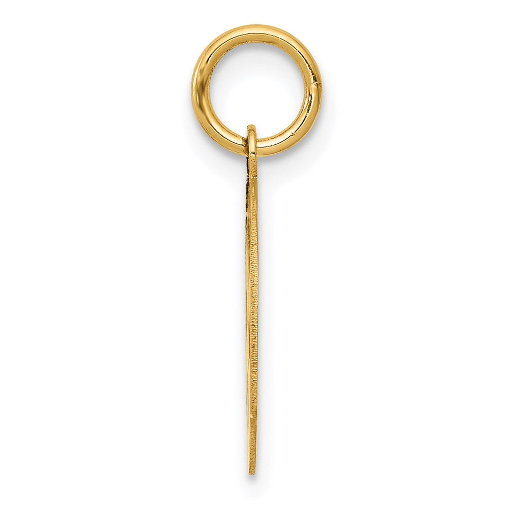 FJC Finejewelers 14 kt Yellow Gold Small PARAMEDIC Medical Charm 18 x 13 mm