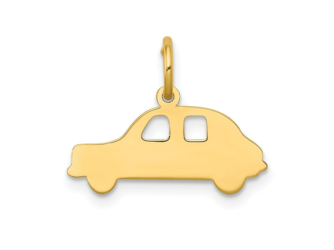 FJC Finejewelers 14 kt Yellow Gold Compact Car Charm 15 x 19 mm