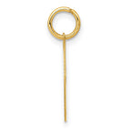 FJC Finejewelers 14 kt Yellow Gold Small Fancy Script Letter J Initial Charm