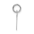 FJC Finejewelers 14 kt White Gold Small Fancy Script Letter G Initial Charm