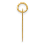 FJC Finejewelers 14 kt Yellow Gold Medium Fancy Script Letter H Initial Charm