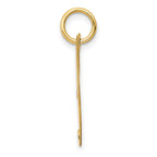 FJC Finejewelers 14 kt Yellow Gold Medium Fancy Script Letter J Initial Charm