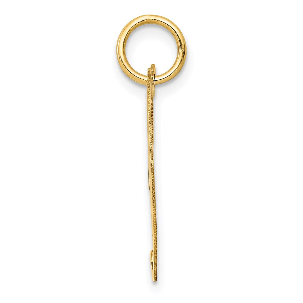 FJC Finejewelers 14 kt Yellow Gold Medium Fancy Script Letter J Initial Charm