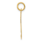 FJC Finejewelers 14 kt Yellow Gold Large Fancy Script Letter G Initial Charm