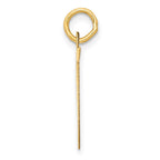 FJC Finejewelers 14 kt Yellow Gold Large Fancy Script Letter T Initial Charm
