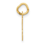 FJC Finejewelers 14 kt Yellow Gold Small Script Letter H Initial Charm