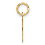 FJC Finejewelers 14 kt Yellow Gold Small Script Letter I Initial Charm