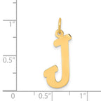 FJC Finejewelers 14 kt Yellow Gold Small Script Letter J Initial Charm
