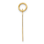 FJC Finejewelers 14 kt Yellow Gold Small Script Letter J Initial Charm