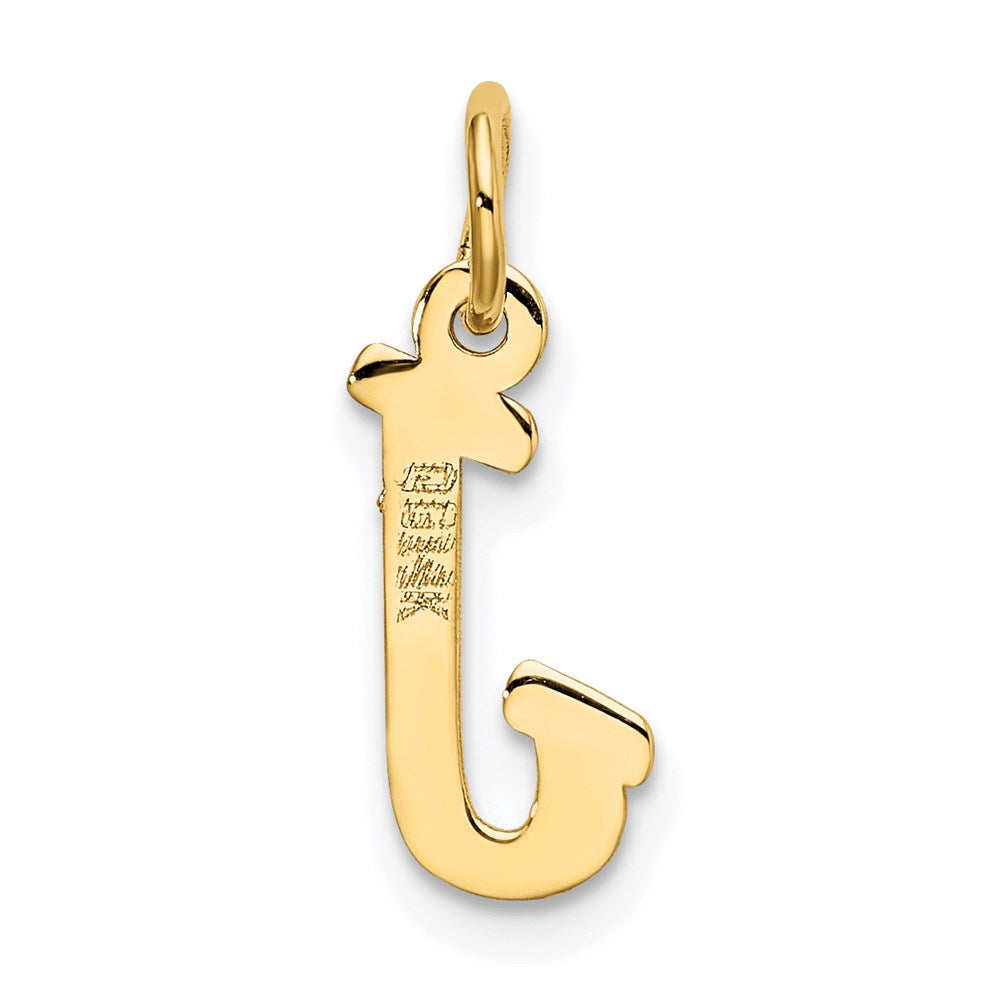 FJC Finejewelers 14 kt Yellow Gold Small Script Letter J Initial Charm